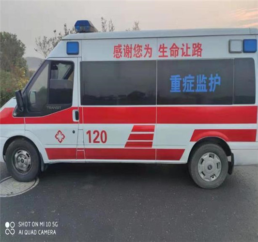 佳县救护车出租服务案例3
